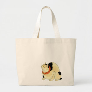 Grand Tote Bag 日本猫, chat japonais de 国芳, Kuniyoshi, Ukiyo-e