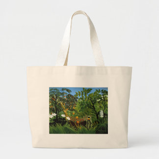 GRAND TOTE BAG 異国風景 原始林の猿