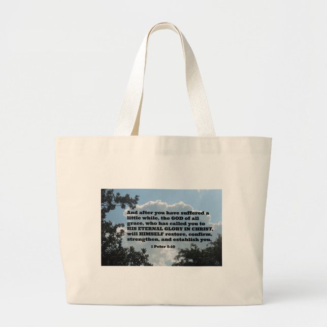 Grand Tote Bag 1 5h10 de Peter et après que vous ayez souffert (Devant)