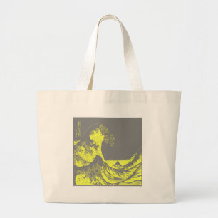 Grand Tote Bag 1thegreat waveredblackbig-003