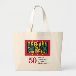Grand Tote Bag 2024 GRENADA - 50e anniversaire de l'indépendance