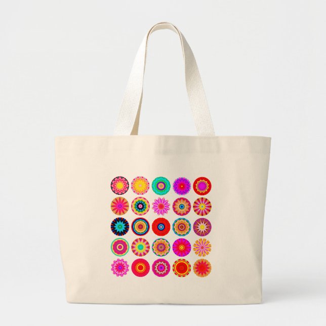 Grand Tote Bag 25 Mandalas II (Devant)