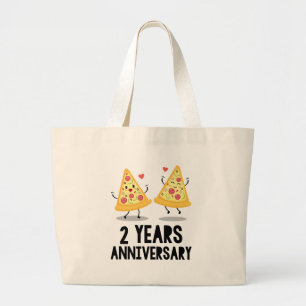 Grand Tote Bag 2e anniversaire 2 ans
