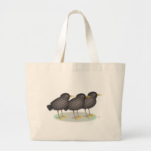 Grand Tote Bag 3 étourneaux