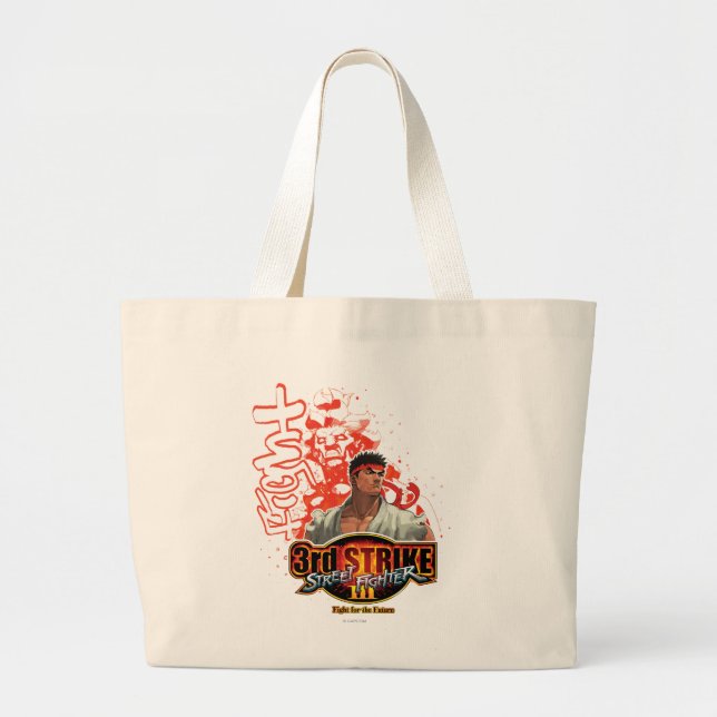 Grand Tote Bag 3ème Grève "combat " (Devant)