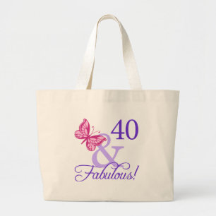 Grand Tote Bag 40 Et Fabuleux Anniversaire
