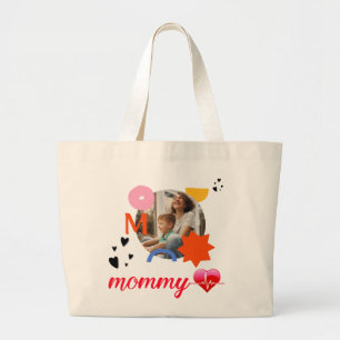 Grand Tote Bag 47.Fier maman, jour des mères, maman, maman, cadea