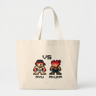 Grand Tote Bag 8bit Ryu CONTRE Akuma