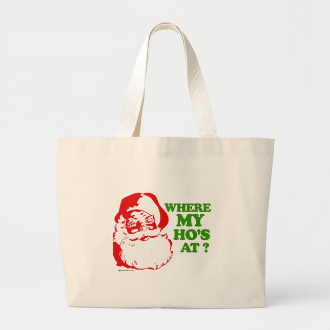 Grand Tote Bag À où mon ho ? (Devant)