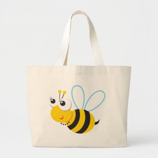Grand Tote Bag Abeille de Betty d'animaux d'ABC