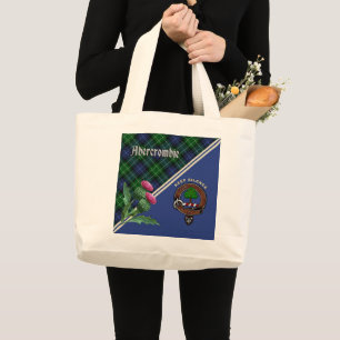 Grand Tote Bag Abercrombie Clan Badge & Tartan