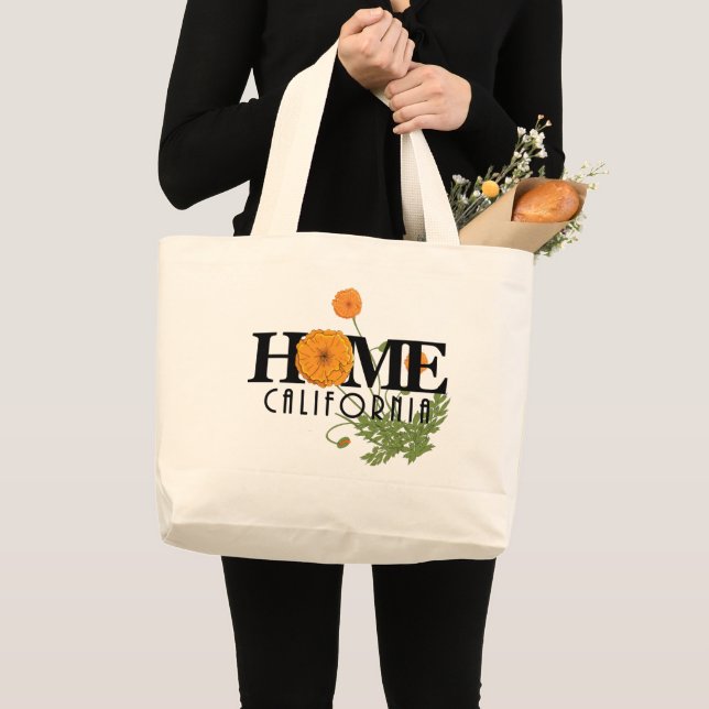 Grand Tote Bag ACCUEIL Californie Fourre-tout (Devant (produit))