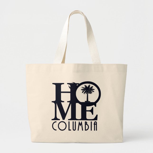 Grand Tote Bag ACCUEIL Colombie Caroline du Sud (Devant)