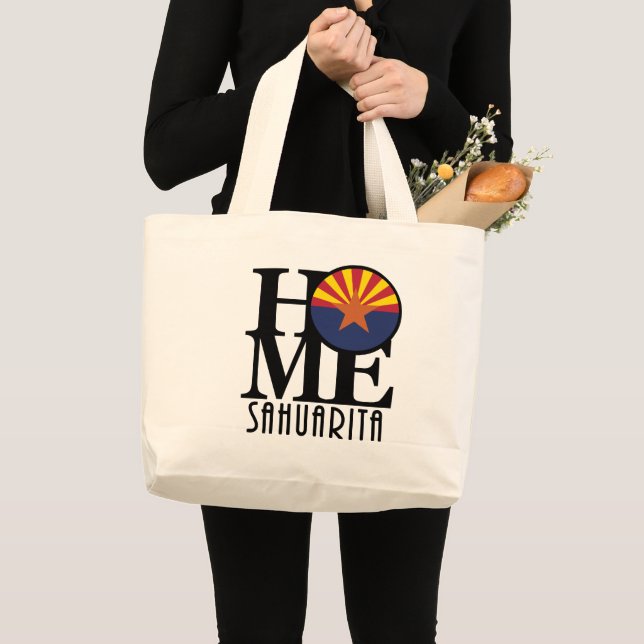 Grand Tote Bag ACCUEIL Sahaurita Arizona (Devant (produit))