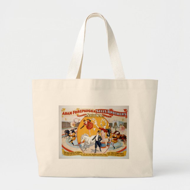 Grand Tote Bag Adam Forepaugh & Sells Brothers (Devant)