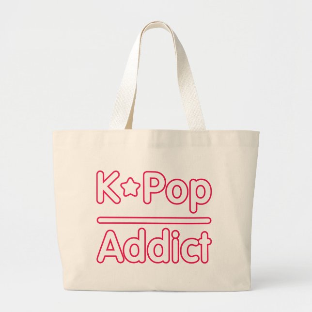 Grand Tote Bag Addict K-POP (Devant)