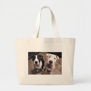 Grand Tote Bag adorables chiots pitbull chiens