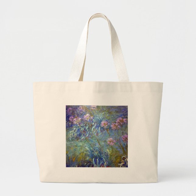 Grand Tote Bag Agapanthus de Claude Monet (Devant)