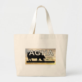 Grand Tote Bag AGHA Fourre-tout avec le logo de couleur
