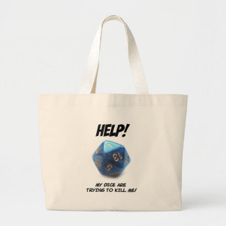 Grand Tote Bag Aide ! Mes matrices essayent de me tuer !