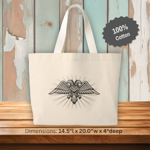 Grand Tote Bag aigle à deux têtes