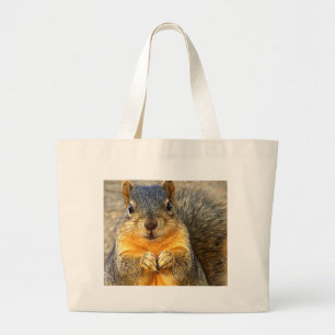 Grand Tote Bag Aimer l'écureuil_