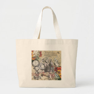 Grand Tote Bag Alice à Wonderland