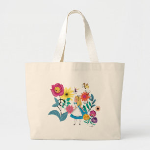 Grand Tote Bag Alice au pays des merveilles  Les Fleurs des pays 