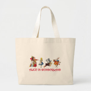 GRAND TOTE BAG ALICE ET AMIS AU WONDERLAND