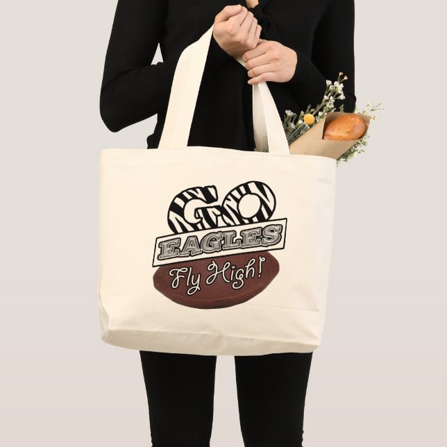 GRAND TOTE BAG ALLEZ LES AGLES ! (Devant (produit))