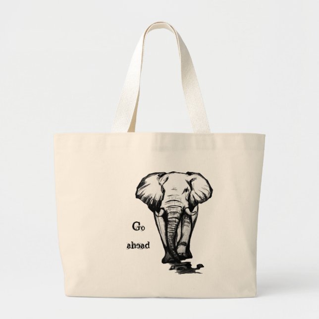 Grand Tote Bag Allez-y (Devant)