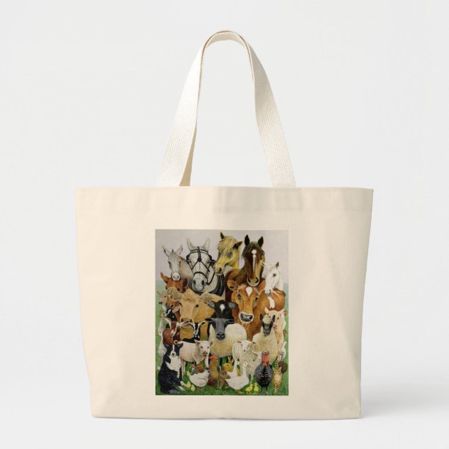 Grand Tote Bag Allsorts animal (Devant)