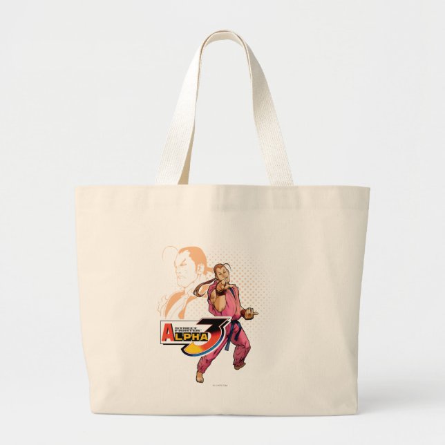 Grand Tote Bag Alpha 3 Dan de Street Fighter (Devant)