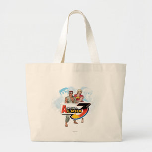 Grand Tote Bag Alpha 3 Ken et Ryu de Street Fighter