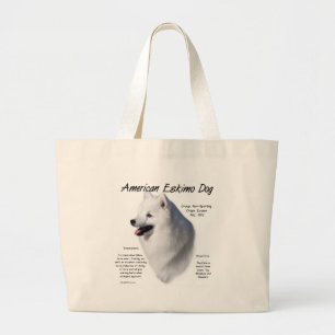 Grand Tote Bag American Eskimo Dog History; Tout sur Eskimo