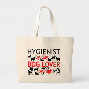 Grand Tote Bag Amoureux des chiens hygiéniste