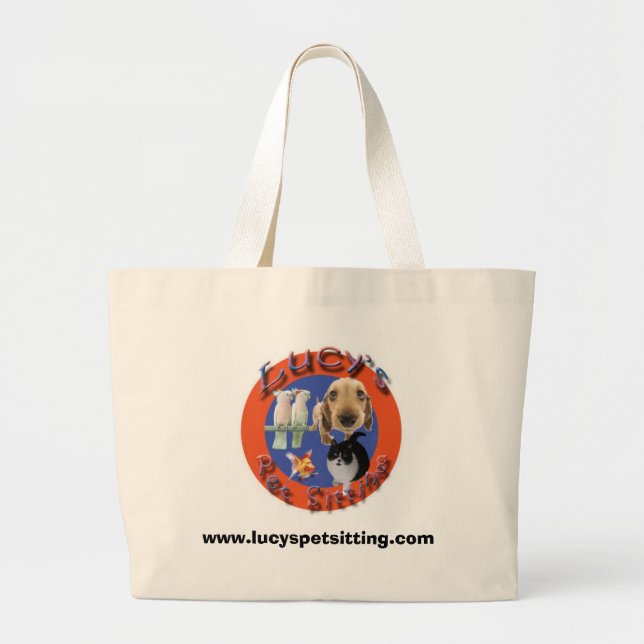 Grand Tote Bag Animal familier reposant Fourre-tout (Devant)