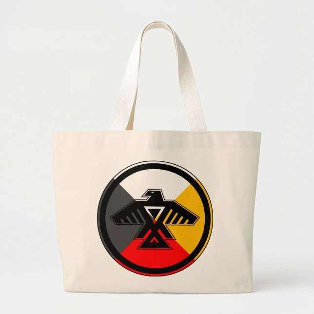 Grand Tote Bag Anishinaabe Thunderbird (Devant)