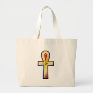 Grand Tote Bag Ankh- le symbole égyptien antique de la vie
