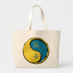 Grand Tote Bag Année du Dragon d'eau