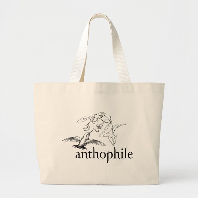 Grand Tote Bag Anthophile (Devant)