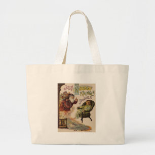 Grand Tote Bag Antique Kris Kringle Sanga Claus