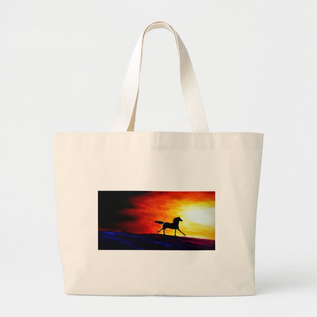 Grand Tote Bag Appel de liberté (Devant)