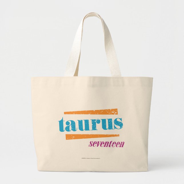 Grand Tote Bag Aqua de Taureau (Devant)