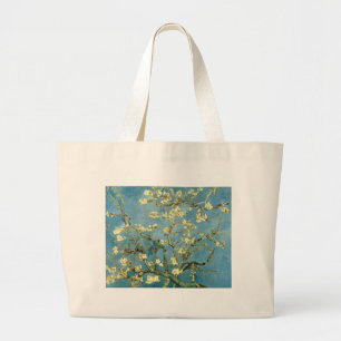 Grand Tote Bag Arbre d'amande en fleurs par Van Gogh
