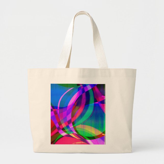 Grand Tote Bag Armure dans la brise (Devant)