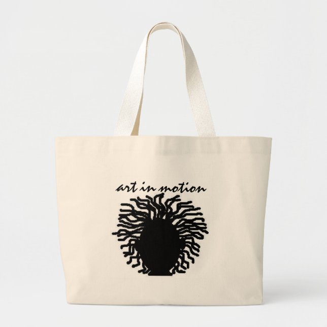 Grand Tote Bag art dans le mouvement (Devant)