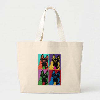 Grand Tote Bag Art de berger allemand
