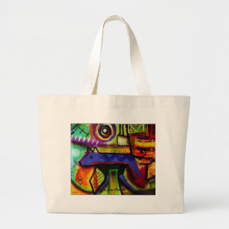 Grand Tote Bag Art d'original de concepteur