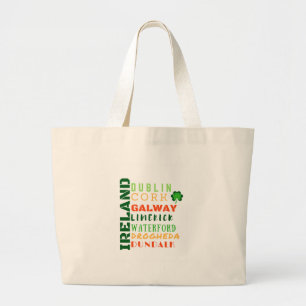 GRAND TOTE BAG ART DU MÉTRO IRLANDE